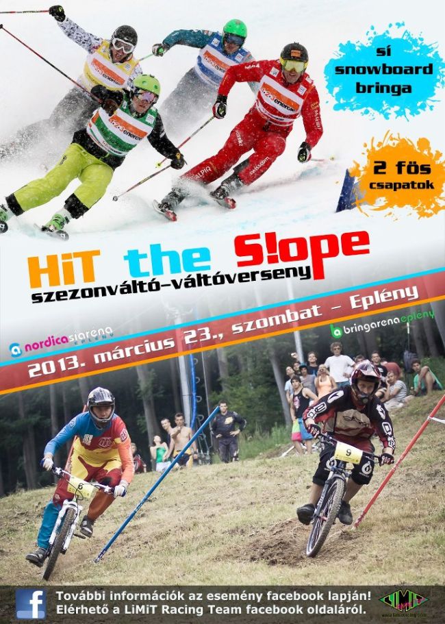 HiT the Slope, szezonváltó, váltóverseny, MTB, downhill, sí