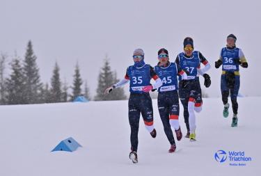 A téli triatlon világbajnokságon a norvégok és az olaszok uralták a mezőnyt