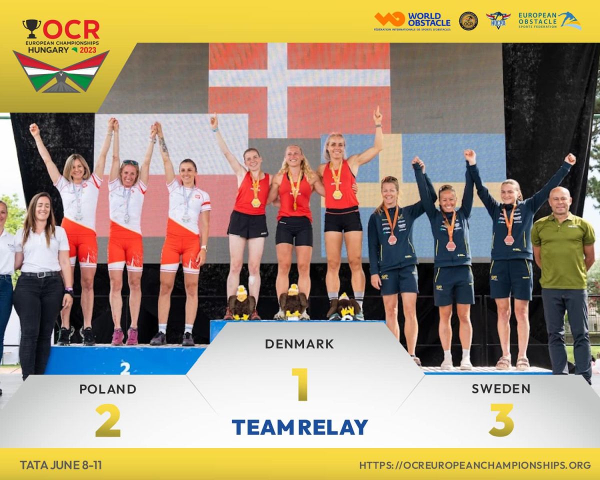 ocr european championship obstacle team women podium
