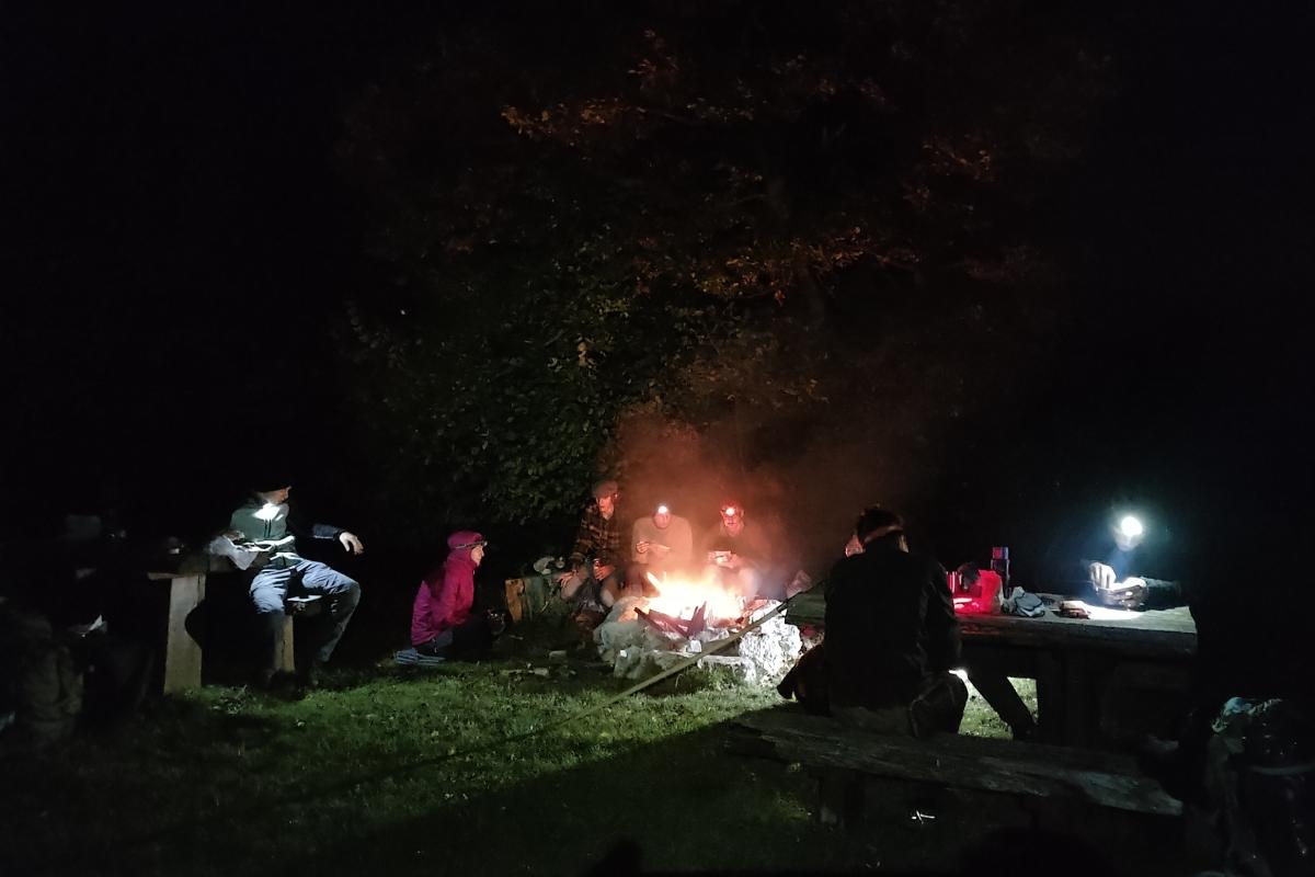 omm x2s kalandtura bushcraft 2023 night fire