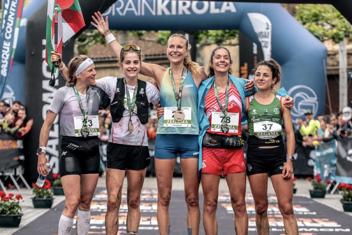 Top five women 2024 Zegama Marathon