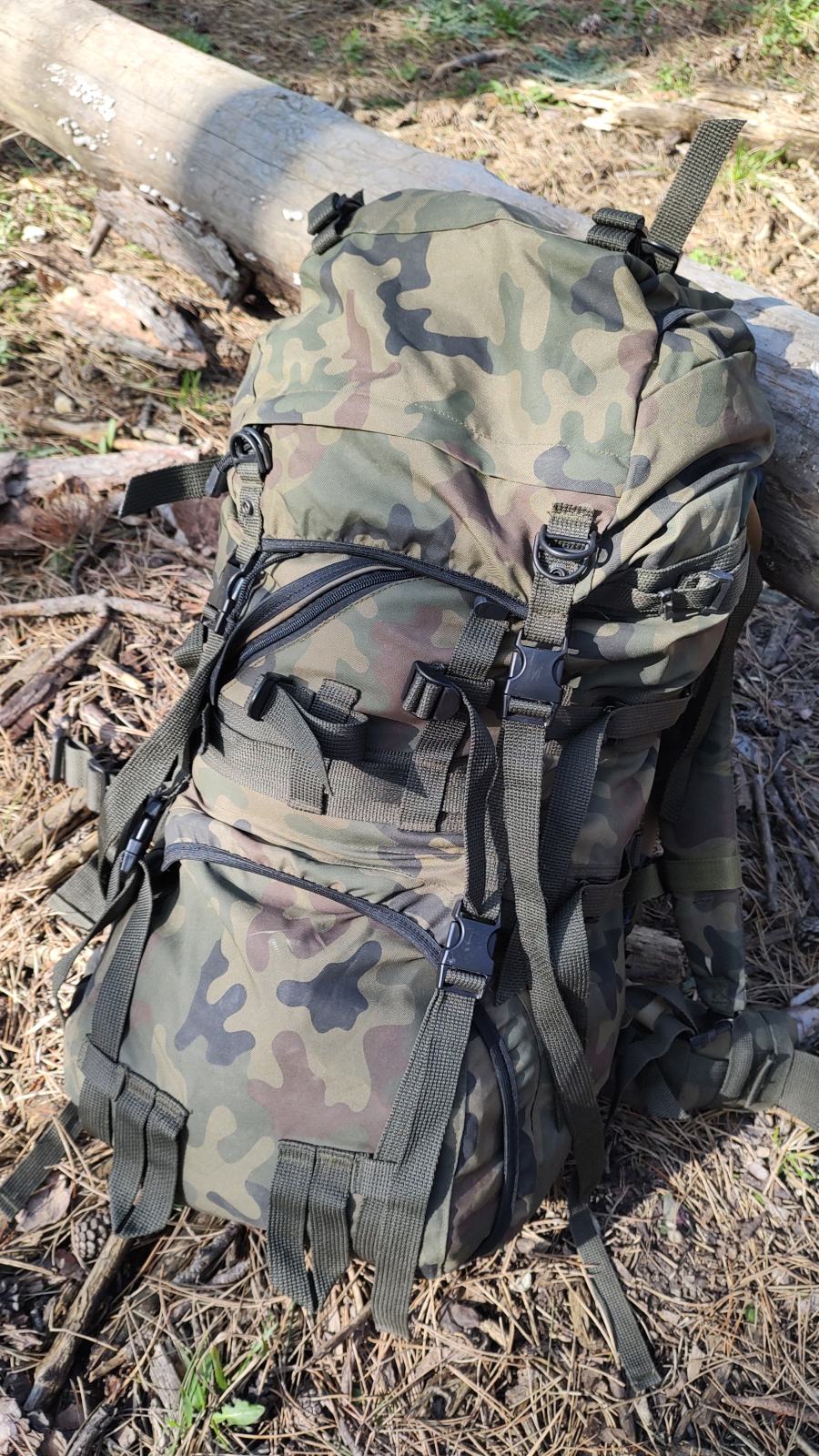 military backpack katonai bushcraft hatizsak 987 MON terepsport front