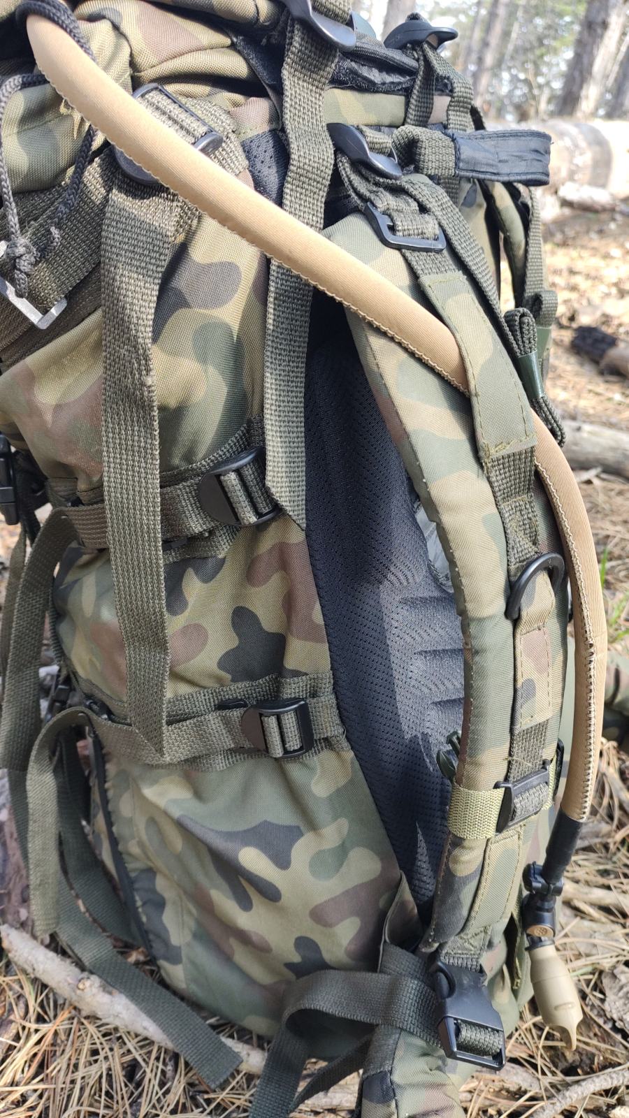 military backpack katonai bushcraft hatizsak 987 MON terepsport shoulder strap