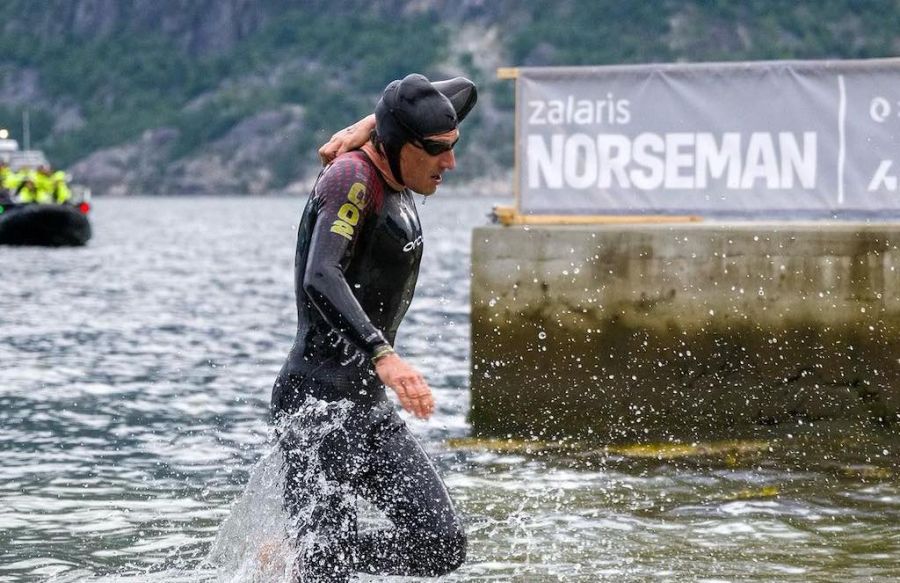 Sebastian Kienle swim exit Norseman Benne terepsport
