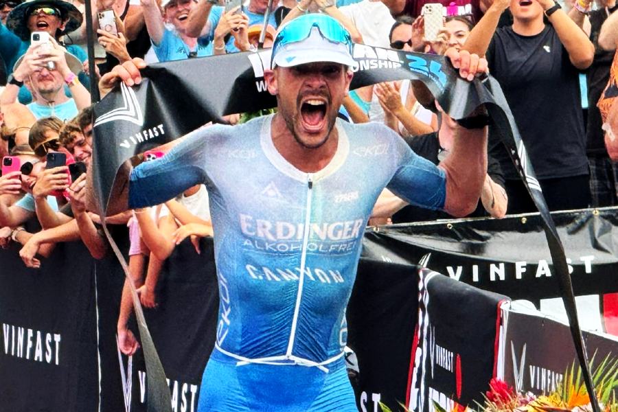 Patrick Lange IRONMAN 2024 World Championship Kona Finish terepsport