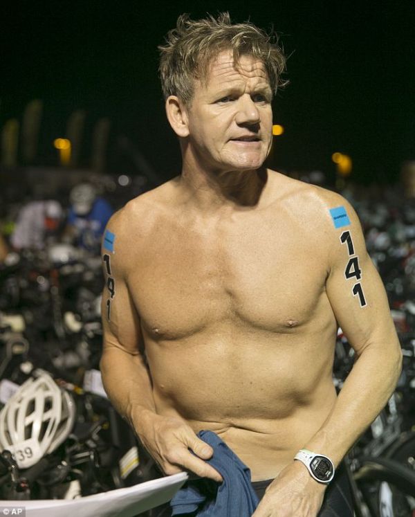 Muscle man - Gordon Ramsay readies IRONMAN World Championship Triathlon