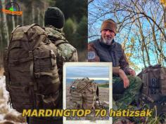 MARDINGTOP 70 hátizsák - több mint túra, de csak majdnem taktikai  (+videó)