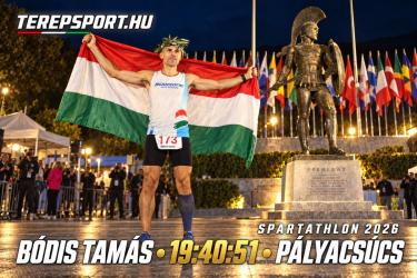 Sp&aacute;rta magyar dicsős&eacute;gre &eacute;bredt - B&oacute;dis Tam&aacute;s p&aacute;lyacs&uacute;ccsal nyerte a Spartathlont