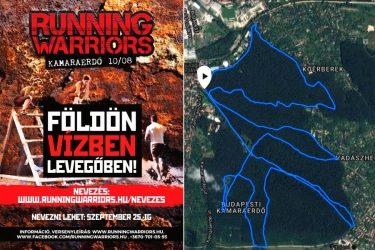 Running Warriors akad&aacute;lyfut&aacute;s &uacute;j helysz&iacute;nen, a Kamaraerdőben