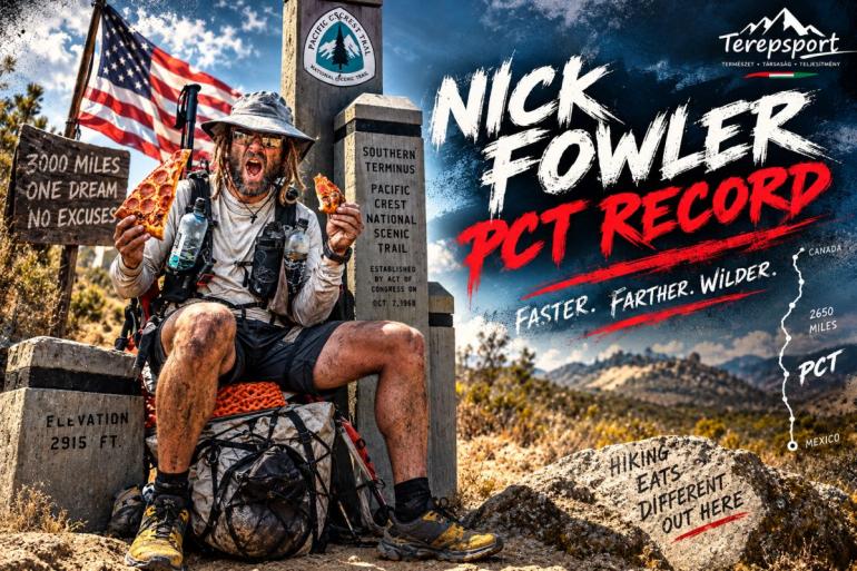 PCT 45 nap, 4274 kilom&eacute;ter, k&uuml;l&ouml;n seg&iacute;tőcsapat n&eacute;lk&uuml;l &ndash; Nick Fowler &aacute;t&iacute;rta a FKT rekordot