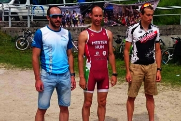 Mester B&aacute;lint hazai p&aacute;ly&aacute;n győzte le a szlov&aacute;k bajnokot a tereptriatlon bajoks&aacute;gon
