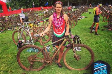 Po&oacute;r Brigitta 5. a hawaii tereptriatlon vil&aacute;gbajnoks&aacute;gon