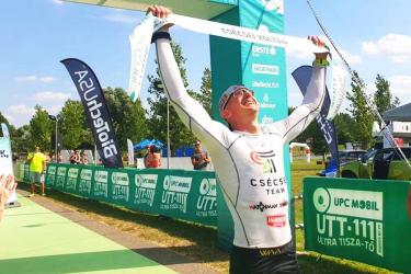 Cs&eacute;csei Zolt&aacute;n az Ultra Tisza-t&oacute; ultramaraton győztese