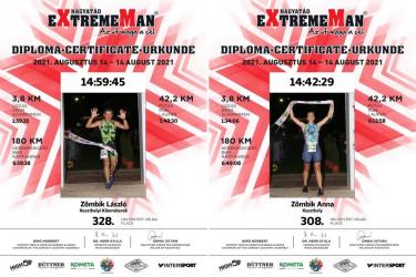 Csal&aacute;di Ironman teljes&iacute;t&eacute;s - Z&ouml;mbik L&aacute;szl&oacute; &eacute;s Anna, apa &eacute;s l&aacute;nya