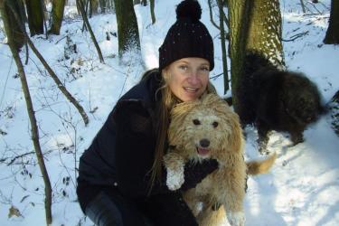 Benkő Pamela a Sz&eacute;n&aacute;s K&ouml;r egyik dupla teljes&iacute;tője