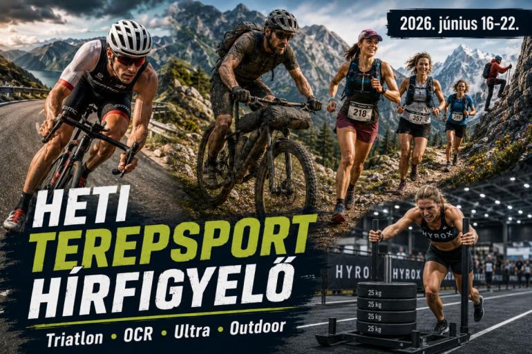Terepsport h&iacute;rfigyelő: WTCS Quiberon, Ironman 70.3, Tour Divide, OCR &eacute;s Lavaredo (20260622)