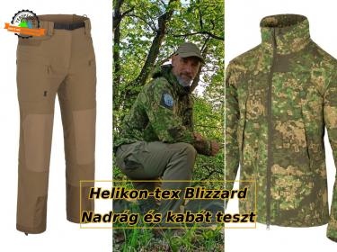 TESZT: Helikon-tex Trekking Blizzard (StormStretch&amp;VersaStretch) túra-taktikai kabát és nadrág