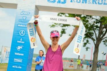 Spartathlon &eacute;s a Sz&eacute;n&aacute;s K&ouml;r, Mag Erika interj&uacute;