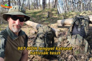 Egy igazi igásló a hátizsákok között - 987 MON lengyel hegyivadász katonai zsák