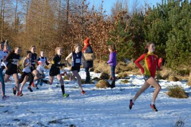 Csuta Dorottya a rajt ut&aacute;n az &eacute;lre &aacute;llt