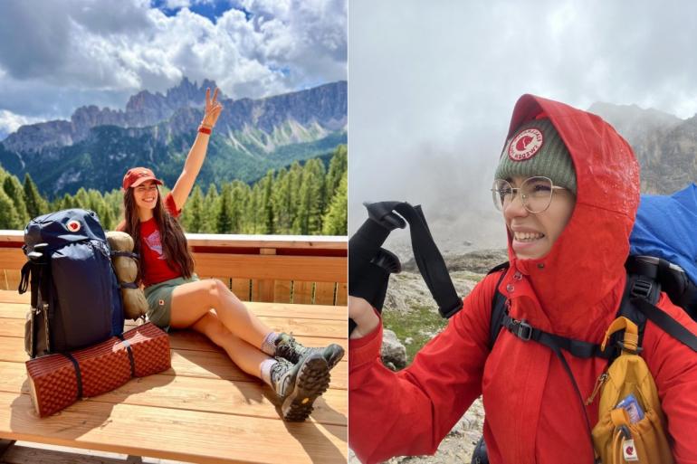 Garamszegi Anna Bella szóló túrája a Dolomitokban